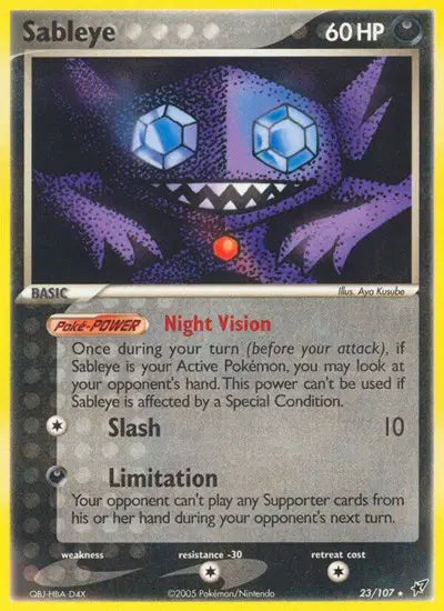 Sableye - 23/107 - EX Deoxys