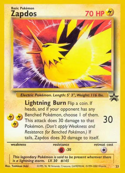 Zapdos - 23 - WoTC Promo
