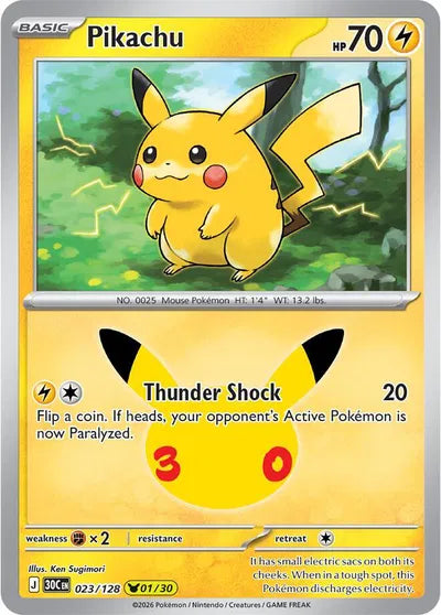 Pikachu - 023 - 30th Celebration