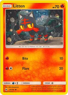 Litten - 24/149 - Cosmos Holo - Miscellaneous