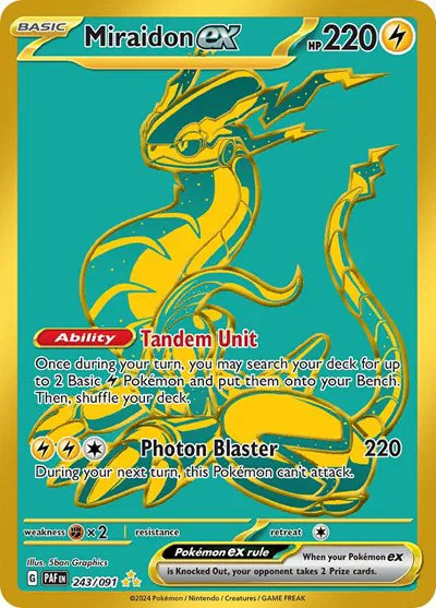 Miraidon ex - 243/091 - Paldean Fates