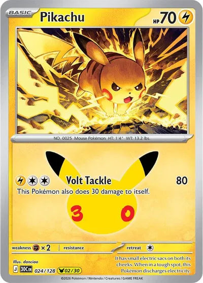 Pikachu - 024 - 30th Celebration
