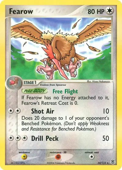 Fearow - 24/112 - Ex FireRed & LeafGreen