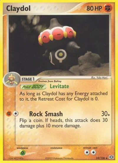 Claydol - 24/106 - EX Emerald