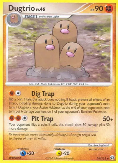 Dugtrio - 24/132 - Secret Wonders