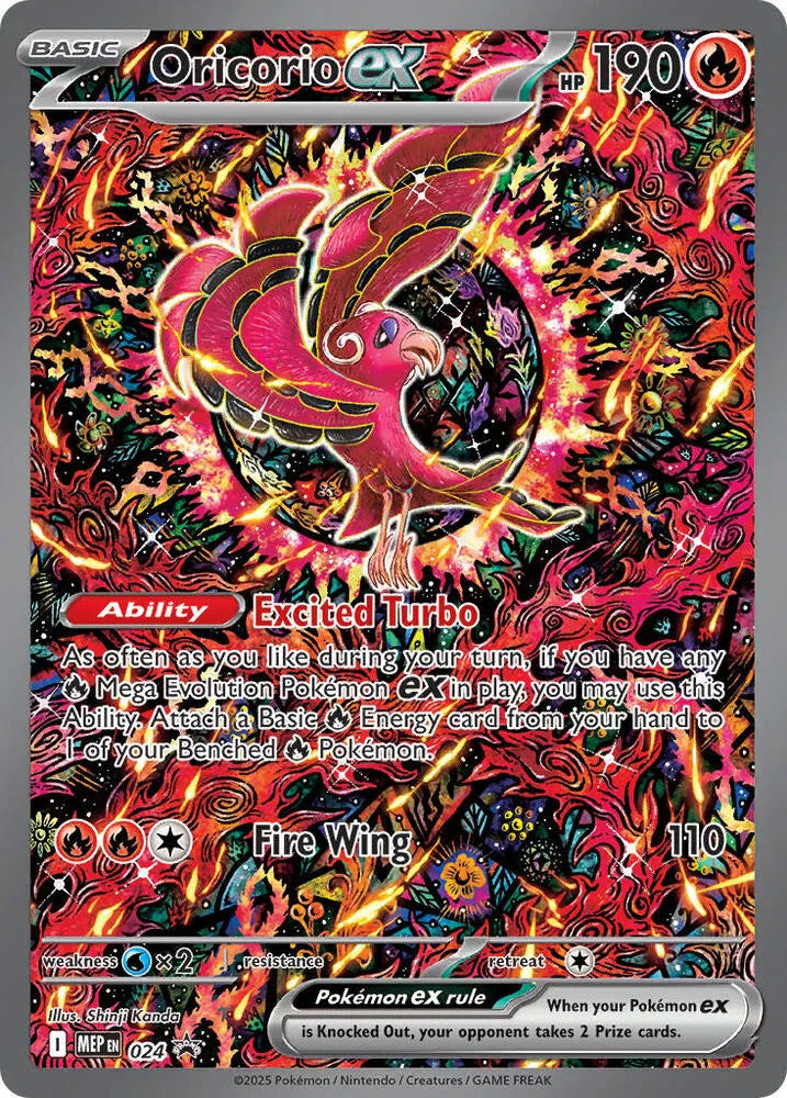 Oricorio ex - 024 - Mega Evolution Promo