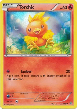 Torchic - 25/160 - Sheen Holo - Miscellaneous