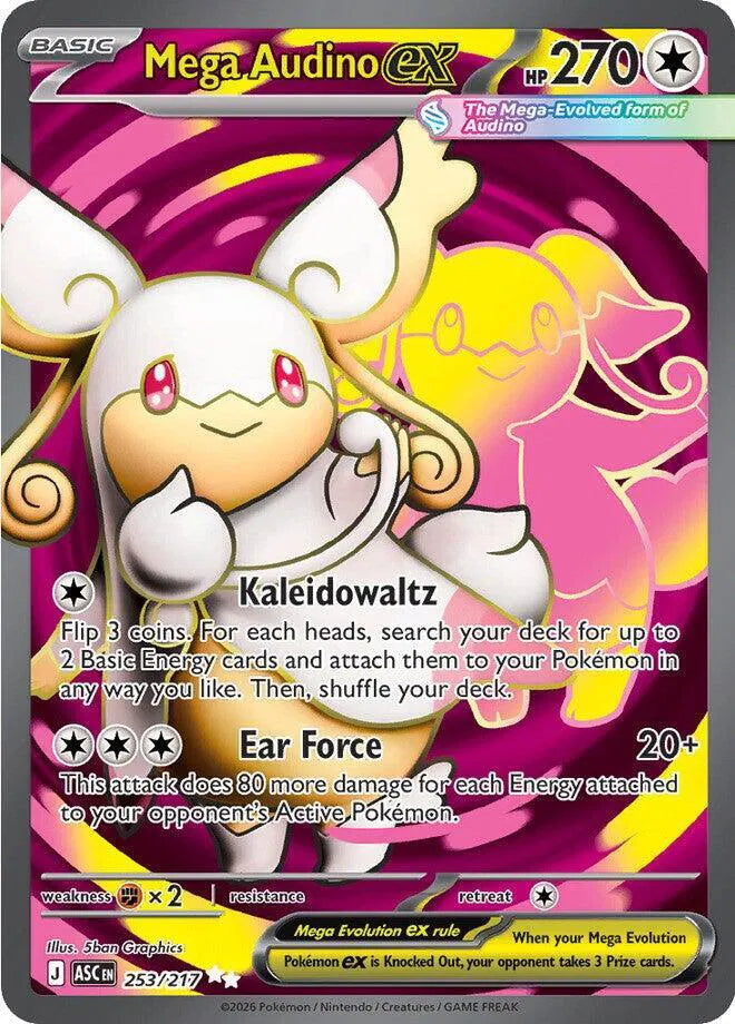 Mega Audino ex - 253/217 - Ascended Heroes