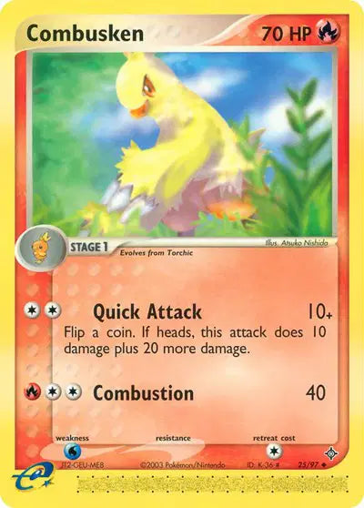 Combusken - 25/97 - Ex Dragon