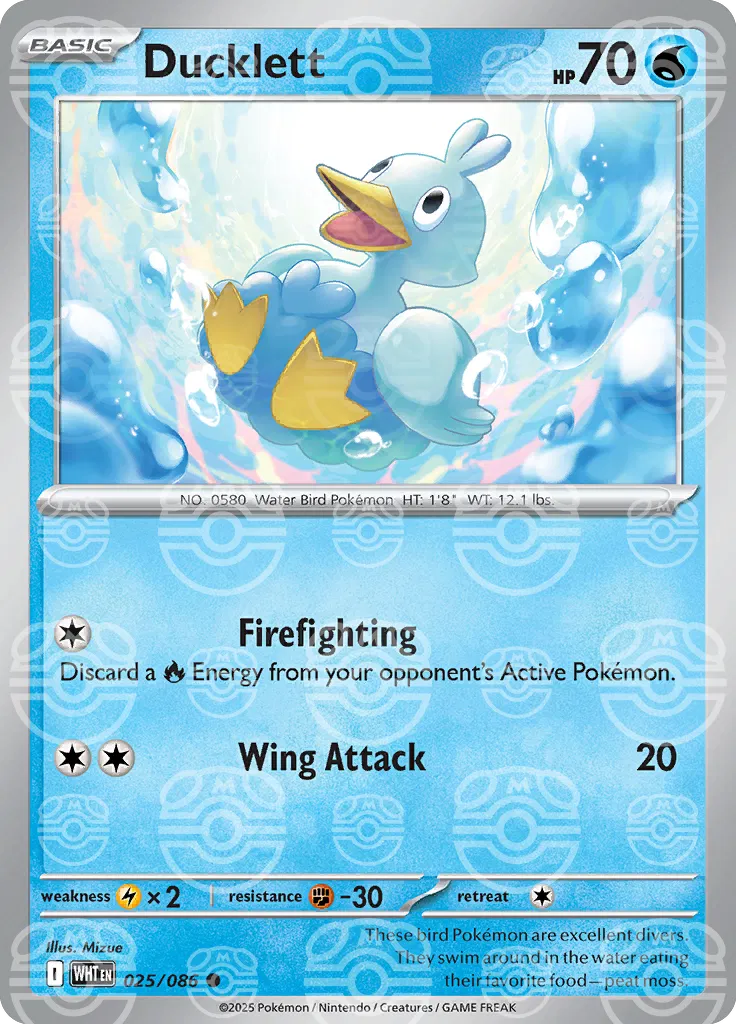 Ducklett - 025/086 - White Flare