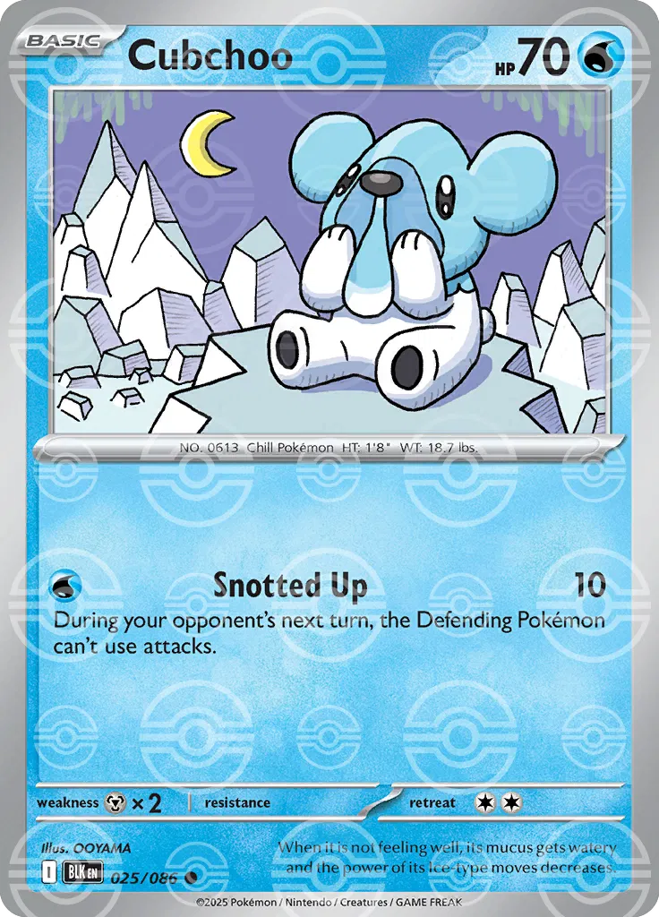 Cubchoo - 025/086 - Black Bolt