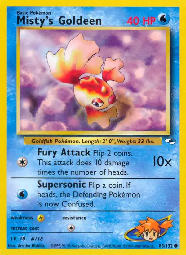 Misty's Goldeen - 85/132 - Gym Heroes