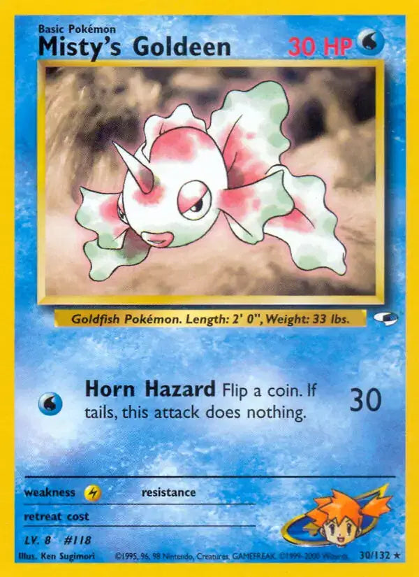 Misty's Goldeen - 30/132 - Gym Heroes