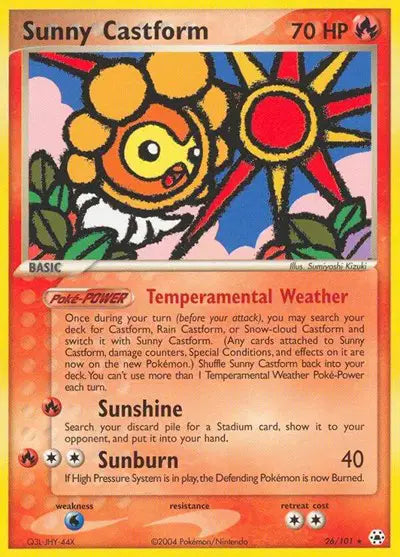 Sunny Castform - 26/101 - EX Hidden Legends