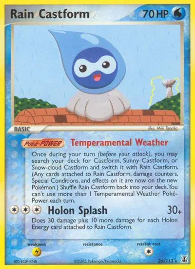 Rain Castform - 26/113 - Delta Species
