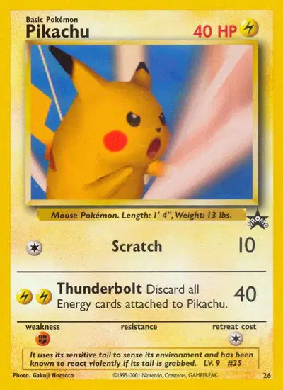 Pikachu - 26 - Snap Promo - WoTC Promo