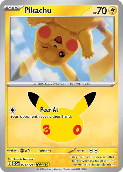 Pikachu - 026 - 30th Celebration