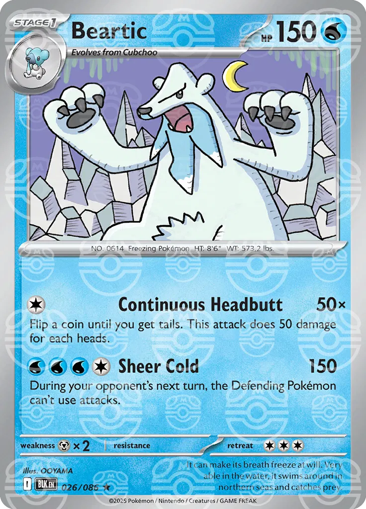 Beartic - 026/086 - Black Bolt