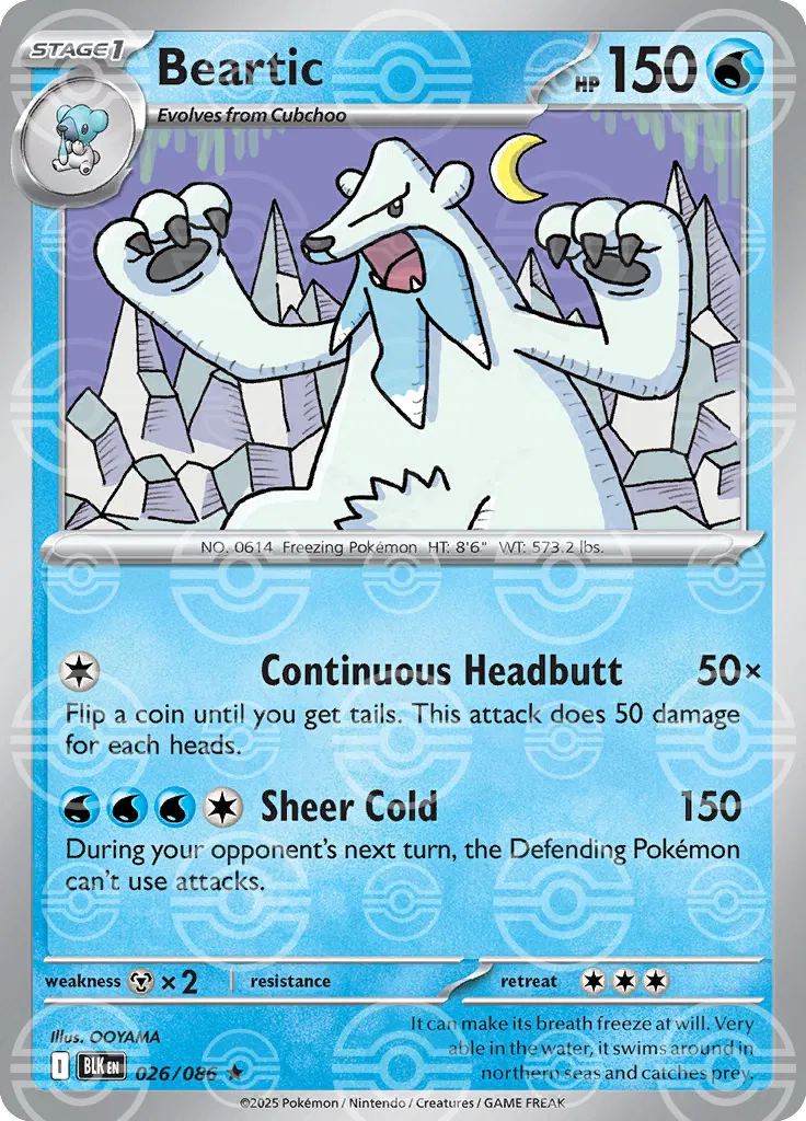 Beartic - 026/086 - Black Bolt
