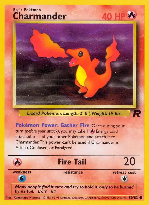Charmander - 50/82 - Team Rocket