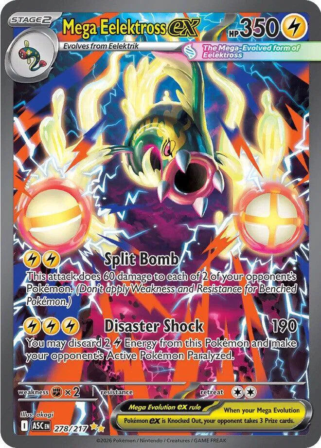 Mega Eelektross ex - 278/217 - Ascended Heroes