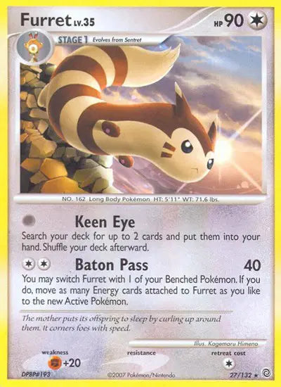 Furret - 27/132 - Secret Wonders