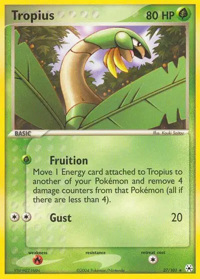 Tropius - 27/101 - EX Hidden Legends