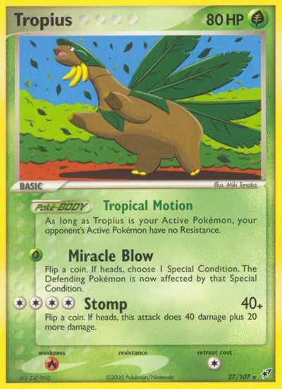 Tropius - 27/107 - EX Deoxys