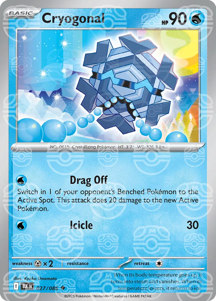 Cryogonal - 027/086 - Black Bolt