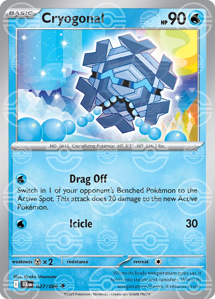 Cryogonal - 027/086 - Black Bolt