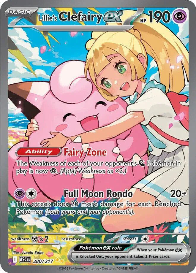 Lillie's Clefairy ex - 280/217 - Ascended Heroes