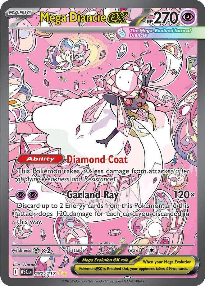 Mega Diancie ex - 282/217 - Ascended Heroes