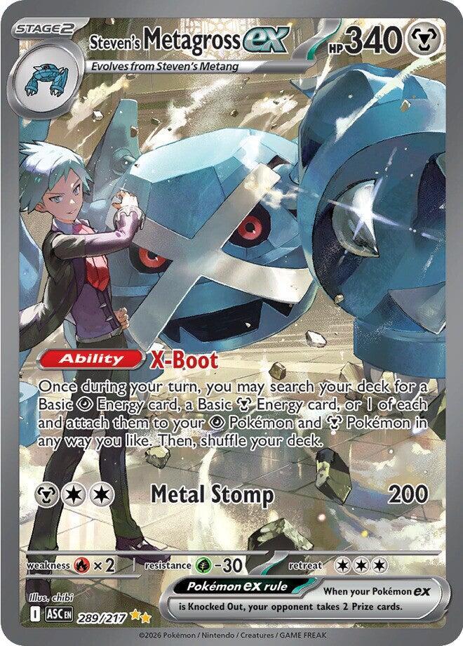 Steven's Metagross ex - 289/217 - Ascended Heroes
