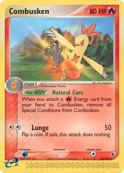 Combusken - 28/109 - Ruby & Sapphire