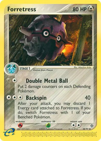Forretress - 28/97 - Ex Dragon