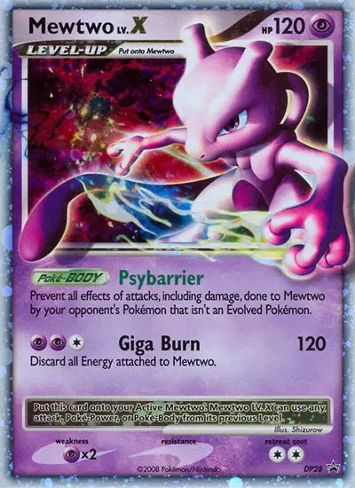 Mewtwo Lv.X - DP28 - Diamond and Pearl Promo