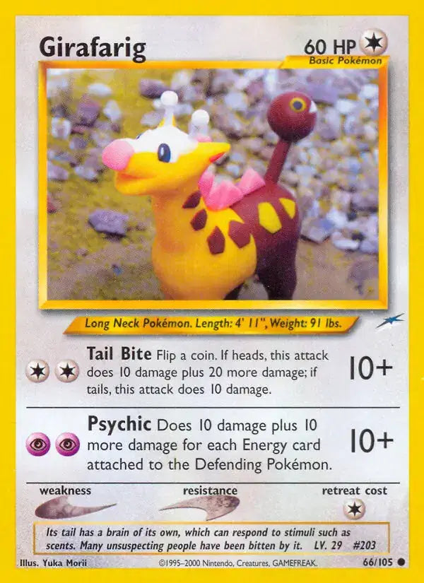 Girafarig - 66/105 - Neo Destiny