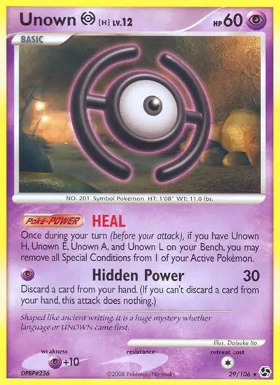 Unown H - 29/106 - Great Encounters