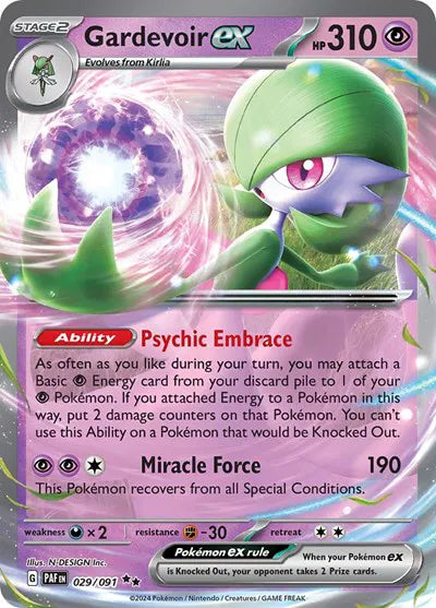 Gardevoir ex - 029/091 - Paldean Fates