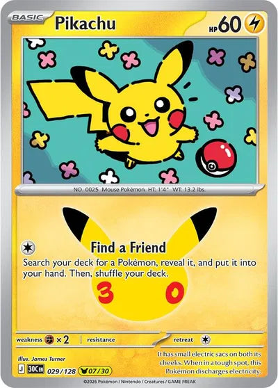 Pikachu - 029 - 30th Celebration