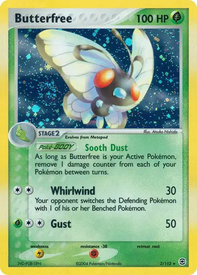 Butterfree - 2/112 - Ex FireRed & LeafGreen
