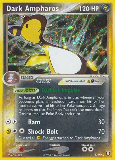 Dark Ampharos - 2/109 - EX Team Rocket Returns