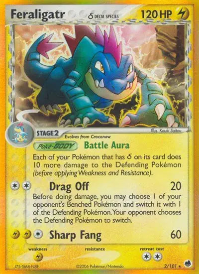 Feraligatr - 2/101 - Ex Dragon Frontiers