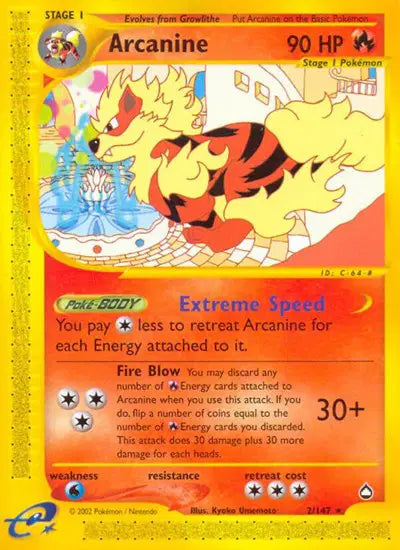Arcanine - 2/147 - Aquapolis