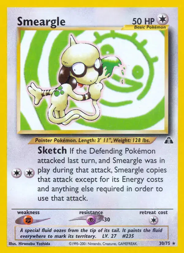 Smeargle - 30/75 - Neo Discovery