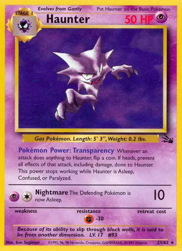 Haunter - 21/62 - Fossil