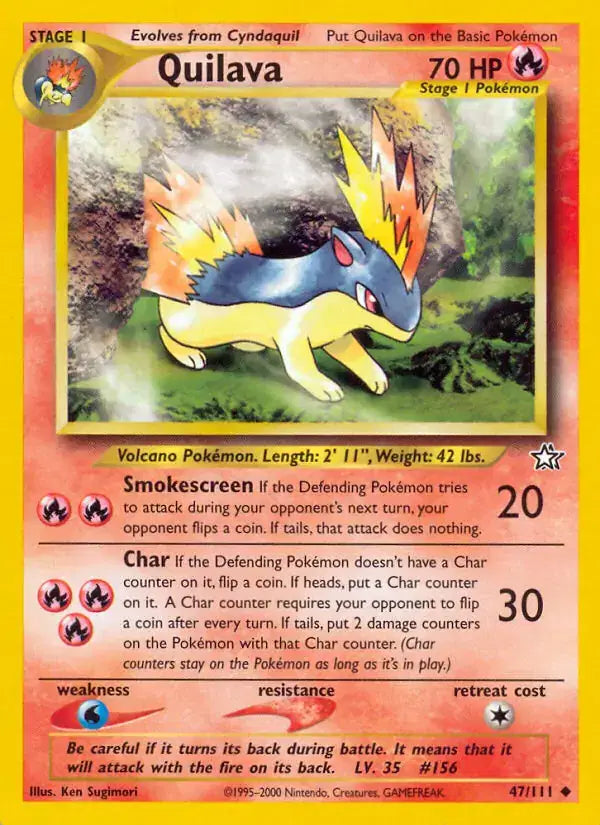 Quilava - 47/111 - Neo Genesis