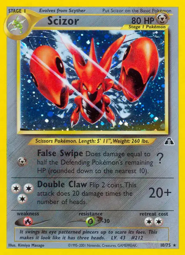 Scizor - 10/75 - Neo Discovery