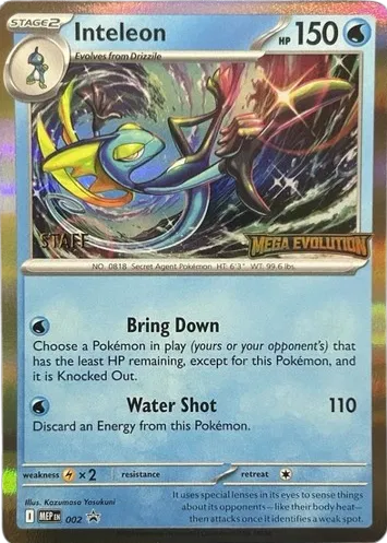 Inteleon - 002 - Staff - Mega Evolution Promo