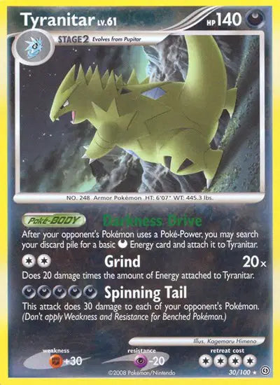 Tyranitar - 30/100 - StormFront